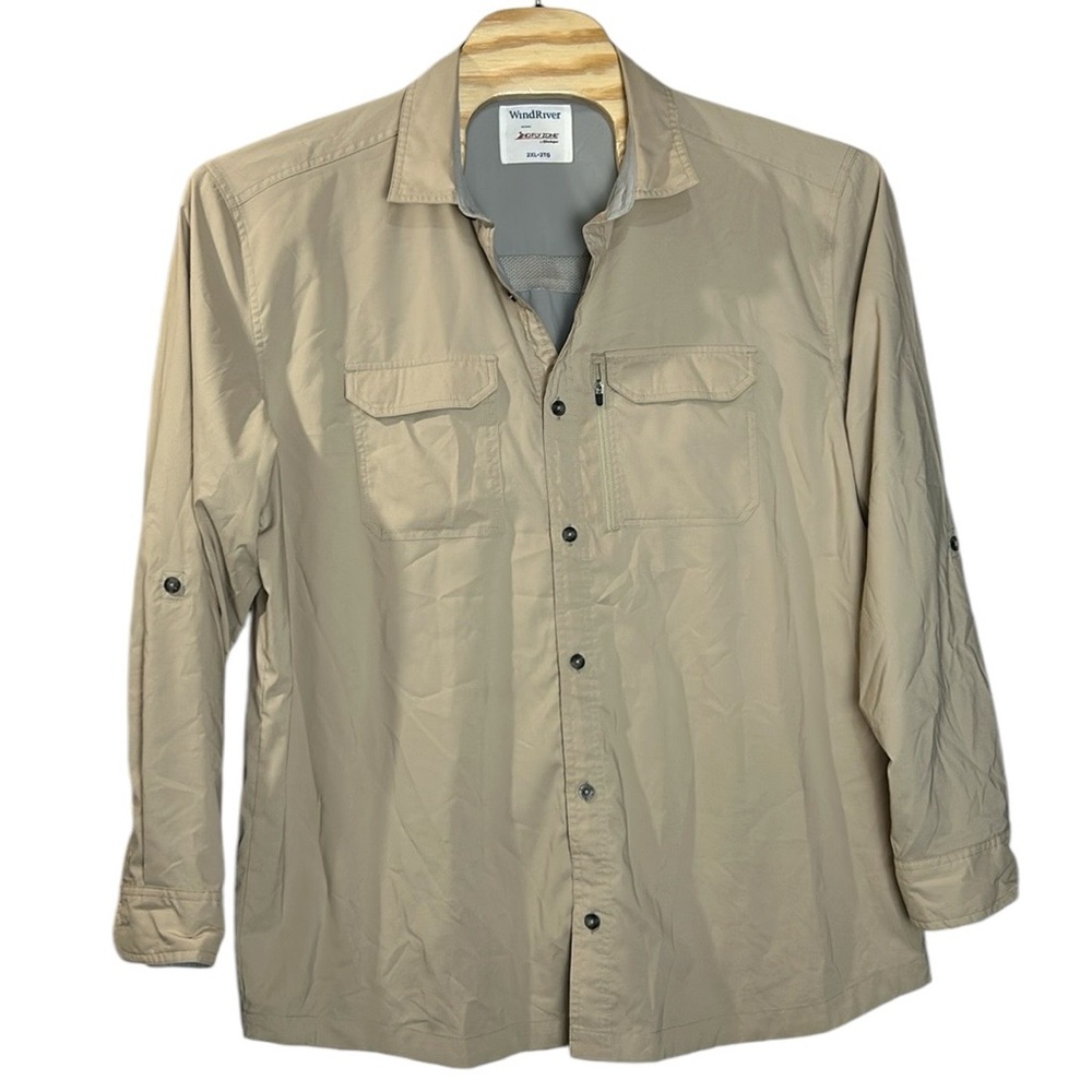 WindRiver No Fly‎ Zone Mosquito Repellent Technology Fishing Shirt 2XL